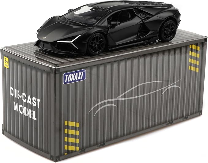 TOKAXI 1/36 Scale Lamborghini Revuelto Diecast Cars Models,Pull Back Vehicles Lamborghini Revuelto Toy Cars,Cars Gifts for Boys Girls