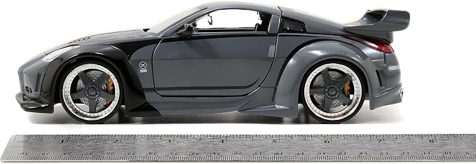 Jada Fast & Furious D.K.'s 2003 Nissan 350Z - 1:24 Scale Diecast Model Toys - Opening Doors, and Hood - for Collectors and Enthusiasts 8+ - Grey