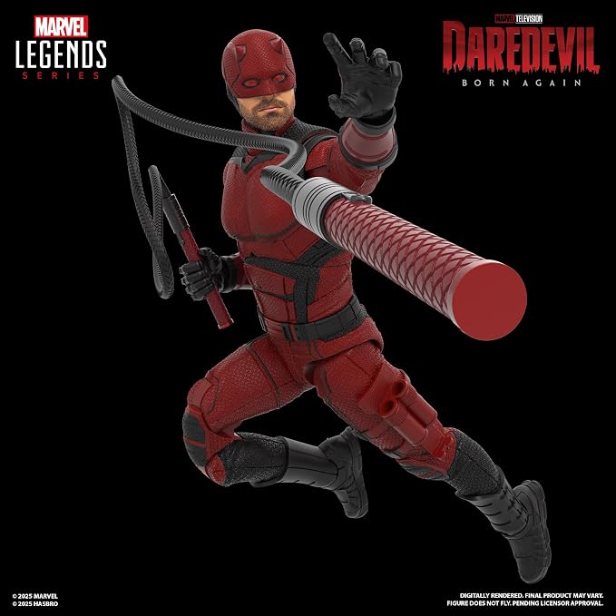 Marvel Legends Born Again Daredevil & Punisher Action Figure Bundle, 6-Inch Fully Articulated Collectible Figures