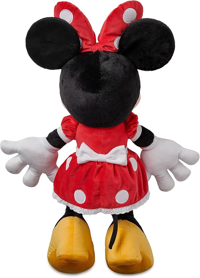 Disney Store Official Minnie Mouse Plush - Red Dress - Large 21¼ Inches Disney Stuffed Animals - Soft & Cuddly Toy - Plushies for Kids & Fans - Suitable for All Ages