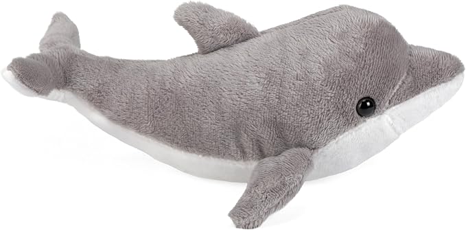 Wild Republic Dolphin plush, Stuffed Animal, Plush Toy, Gifts for Kids, Sea Critters 11 inches
