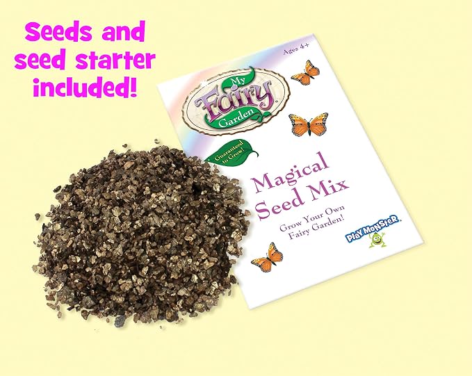 My Fairy Garden — Nature Cottage Toy Figurine and Plant Kit — Grow Your Own Magical Garden with Fairy Isla — Ages 4+