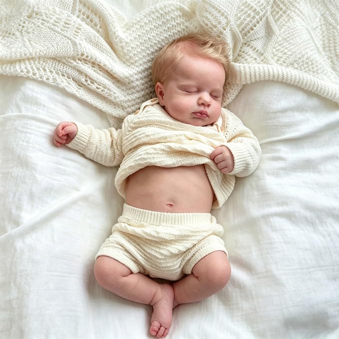 Anano Reborn Baby Dolls Full Body Girl, 20 in Realistic Baby Doll Girl Lifelike Babys Doll Newborn Babies, Real Life Babys Reborn Doll with Accessories
