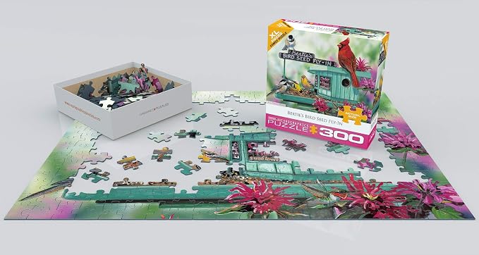 Bertie's Bird Seed Fly-in by Janene Grende