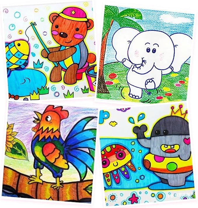 DLUCKY 208 PCS Art Supplies, Drawing Art Kit Adults Art Set with Double Sided Trifold Easel, Oil Pastels, Crayons, Colored Pencils, Watercolor Pens Gift for Girls Boys Artist,Black