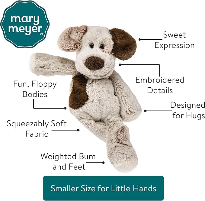 Mary Meyer Marshmallow Junior Puppy Soft Toy, 9-Inch, (40413)