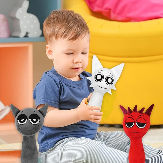 Plush Toys, Horror Games Plushies Toy for Fans, Soft Stuffed Animal Pillow Figure Doll Christmas Birthday Gifts for Adult Kids (6 Pcs)