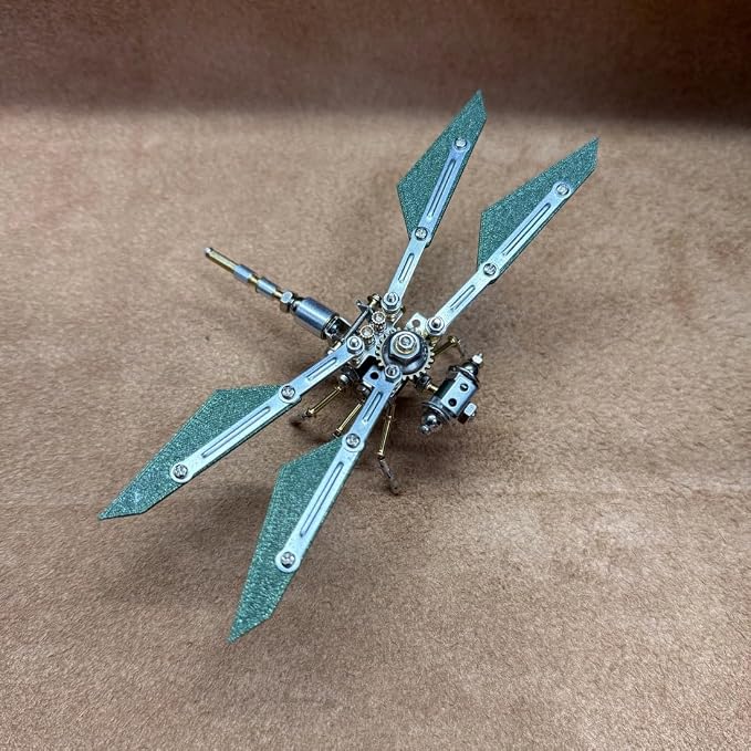 3D Metal Bee Puzzle for Adults, 126PCS Fengyi Cruiser Mechanical Bee Model Kit, DIY Assembly Metal Puzzle Decoration Gift for Birthday Christmas