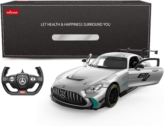 RASTAR 1/14 RC Car Mercedes AMG GT2 Toy Car Mercedes Remote Control Car for Kids, 2.4GHz Silver Model Car