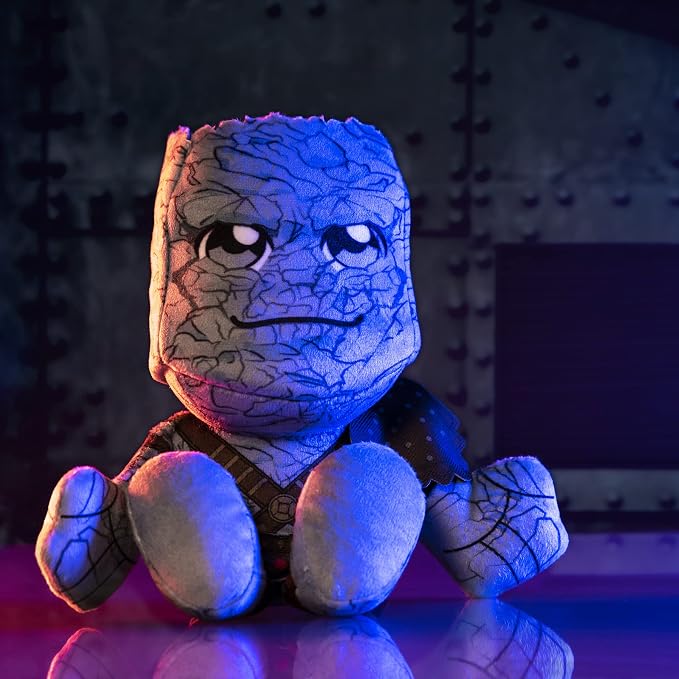 Bleacher Creatures Marvel's Korg 8" Kuricha Sitting Plush- Soft Chibi Inspired Toy