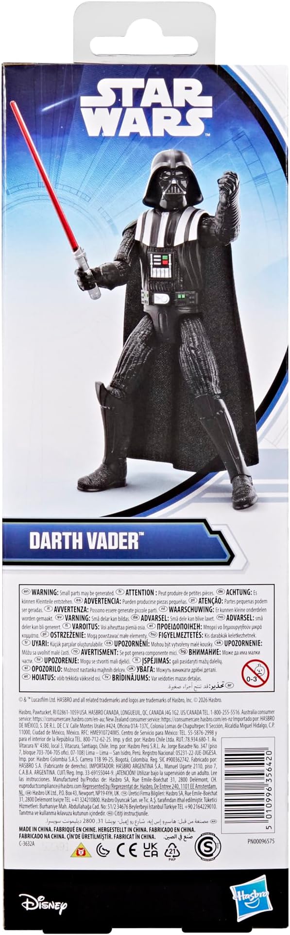 STAR WARS Titan Series Darth Vader, 12-Inch Action Figure & Accessory, Toys for Boys & Girls Ages 4+