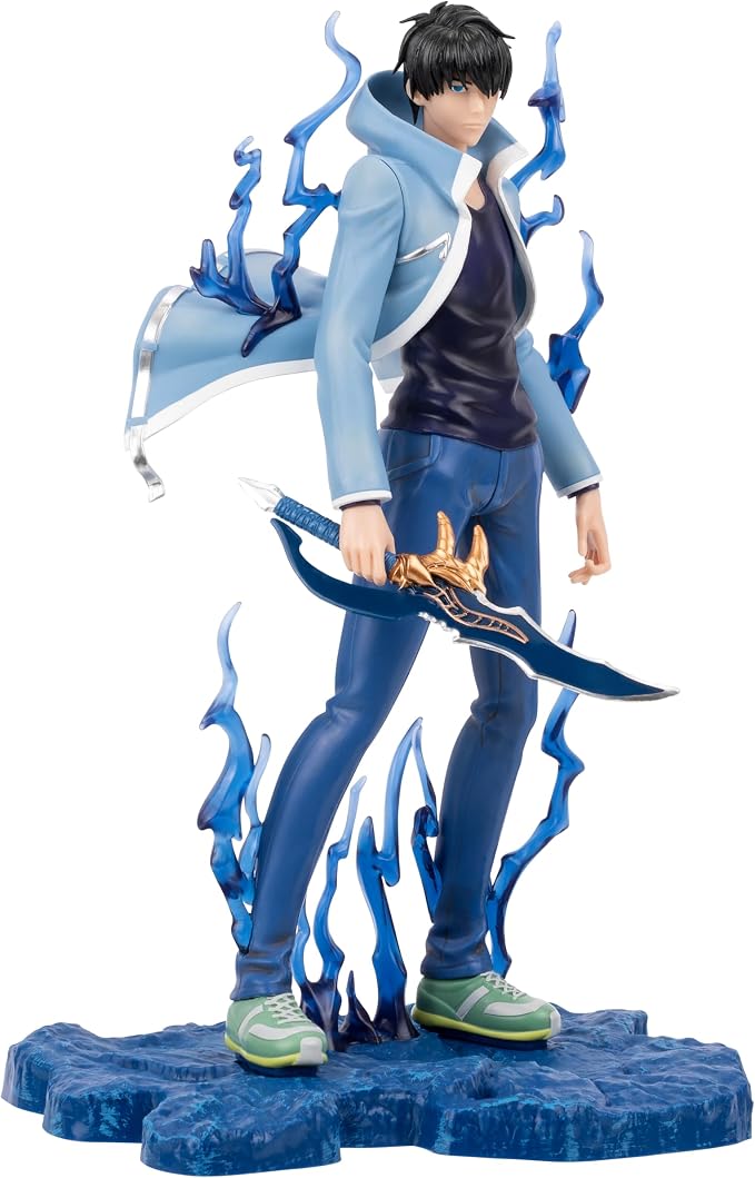 Total Anime Jinwoo - 9-Inch Collector Statue with Environmental Base and Premium