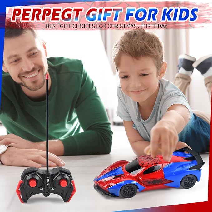 Tuko Remote Control Car Toys, RC Toys for 3+ Years Old Boy and Girl Gift (Spider)