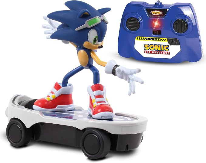 NKOK Sonic NKOK Free Rider R/C, Turbo Boost Feature: Goes from Fast to Super-Fast, Allows Children to Pretend to Drive and Have Fun at The Same Time, for Ages 6 and up