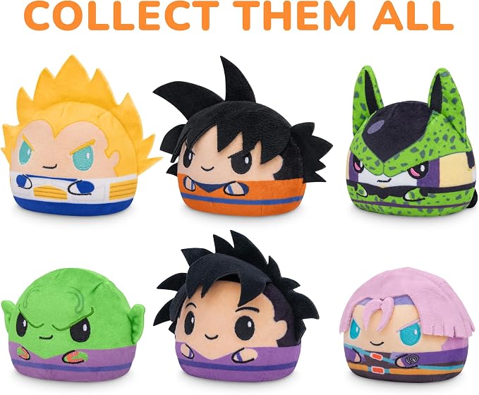 TeeTurtle Dragon Ball Z 3" Reversible Plush Mystery Box - Set of 12 Boxes - Officially Licensed Cute Kawaii Anime Soft Stuffed Animal