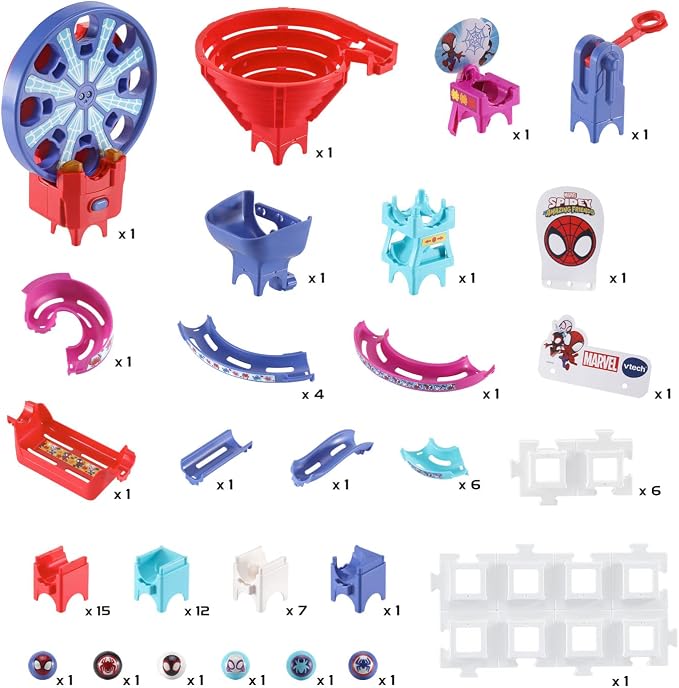 VTech Spidey and His Amazing Friends Marble Rush Go-Spidey-Go! Set