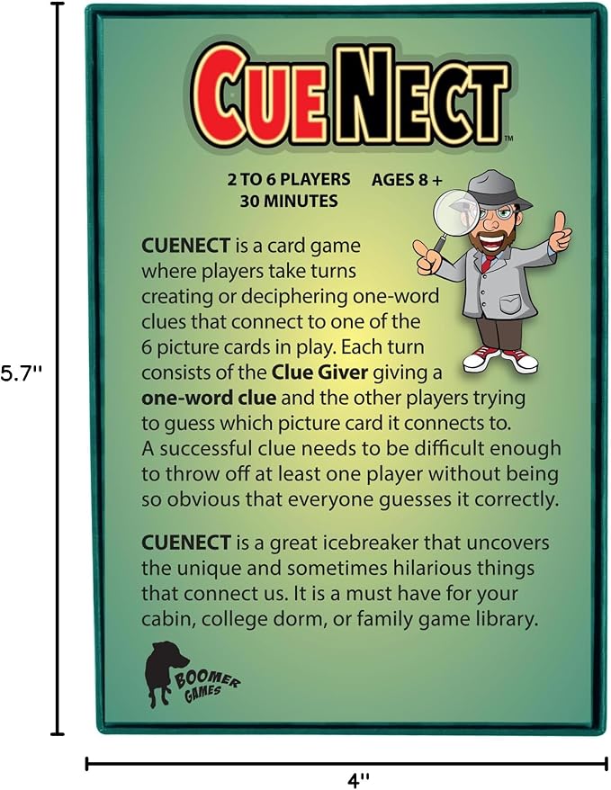 CUENECT: Wildly Fun Clue Decoding Game - Connect, Discover, & Laugh with Friends & Family ā from The Makers of Moose Master