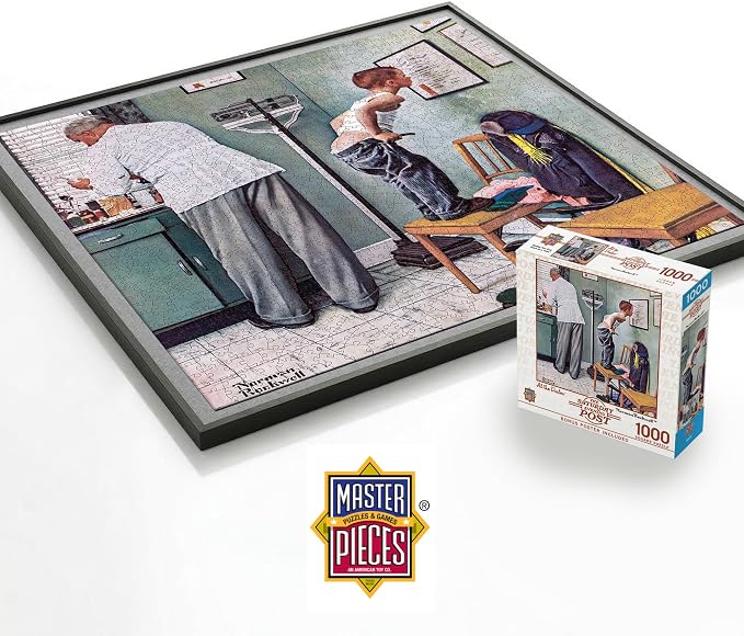 MasterPieces 1000 Piece Jigsaw Puzzle for Adults, Family, Or Youth - at The Doctor - 25"x25"