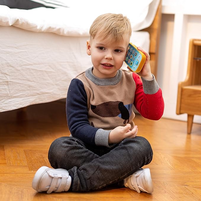 JOYIN Smartphone Toys for Baby, Remote Control Baby Phone with Music, Learning Toy, Birthday Gifts for Infants, Kids, Boys and Girls