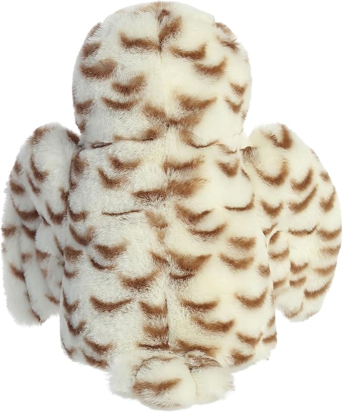 Aurora® Eco-Friendly Eco Nation™ Owl Stuffed Animal - Environmental Consciousness - Recycled Materials - White 8 Inches