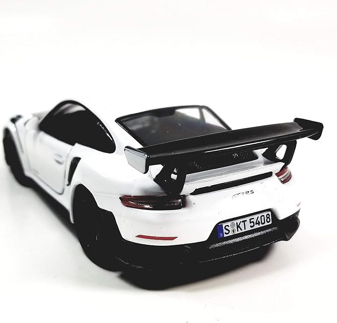 KiNSMART - 2010 Porsche 911 GT2 RS 1:36 Scale 5" Die Cast Metal Model Toy Sports Car Toy (White)