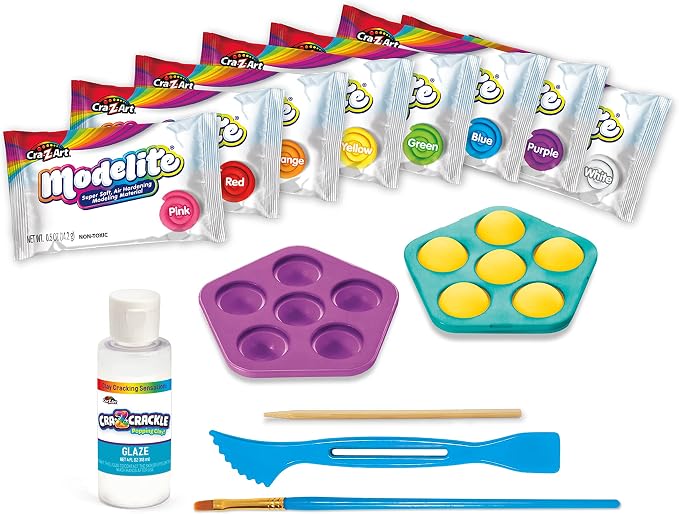 CRA-Z-Crackle Clay Pop-Mazing Super Sensory Activity Kit for Ages 6 and Up