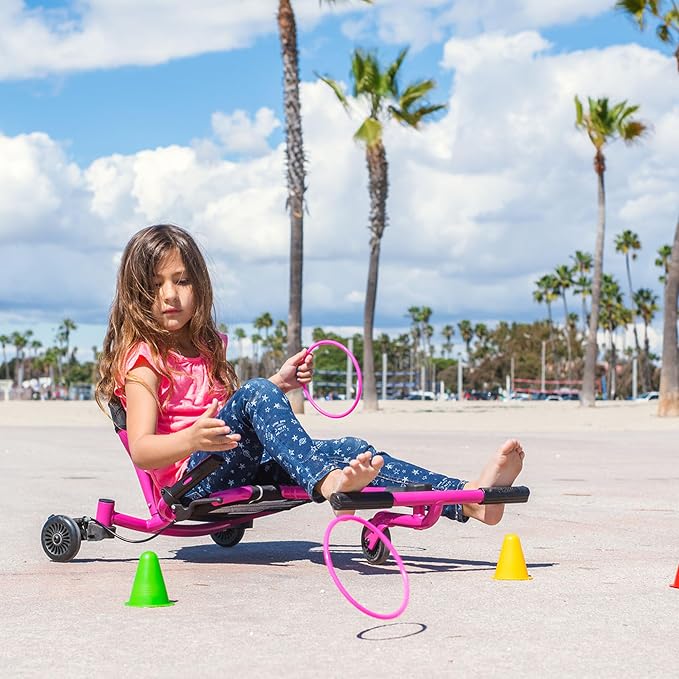 EzyRoller Drifter X Ride On Toy for Kids, Ages 4-12, Up to 154 lbs - Red