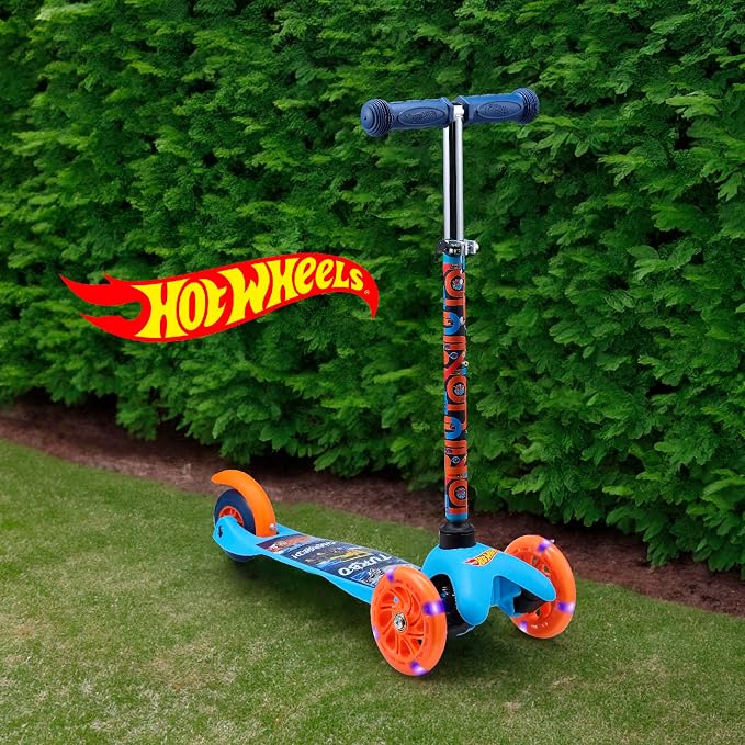 Kick Scooter for Kids, 3 Wheel Self Balancing, Light Up LED Wheels
