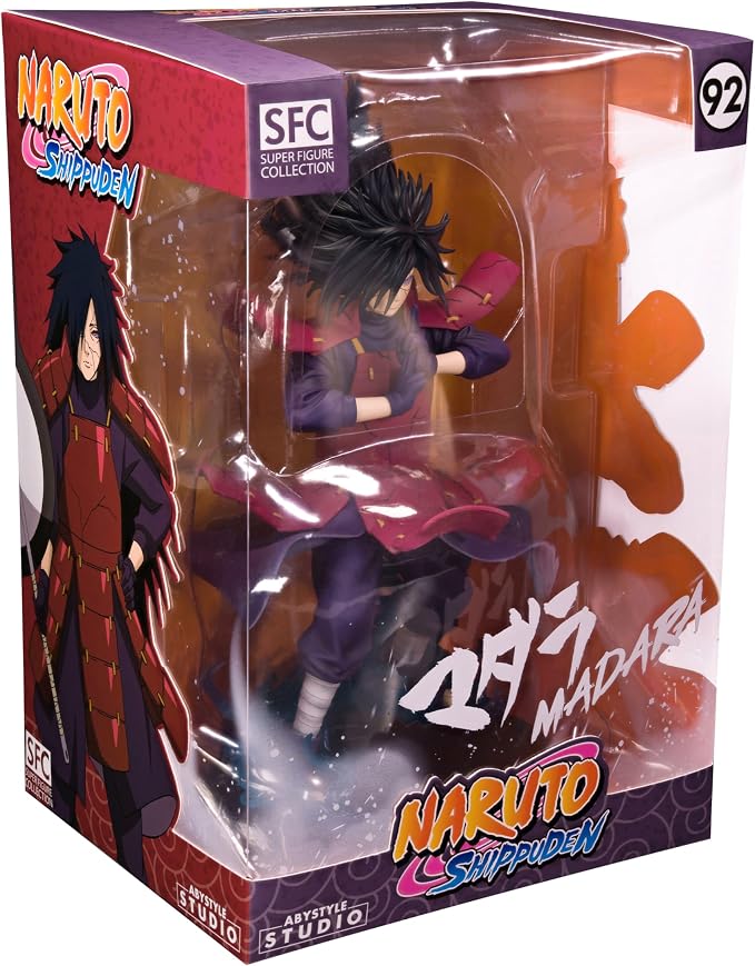 ABYstyle Studio Naruto Shippuden Madara 8.3" Tall Collectible SFC Figure Anime Manga Home Decor Gift