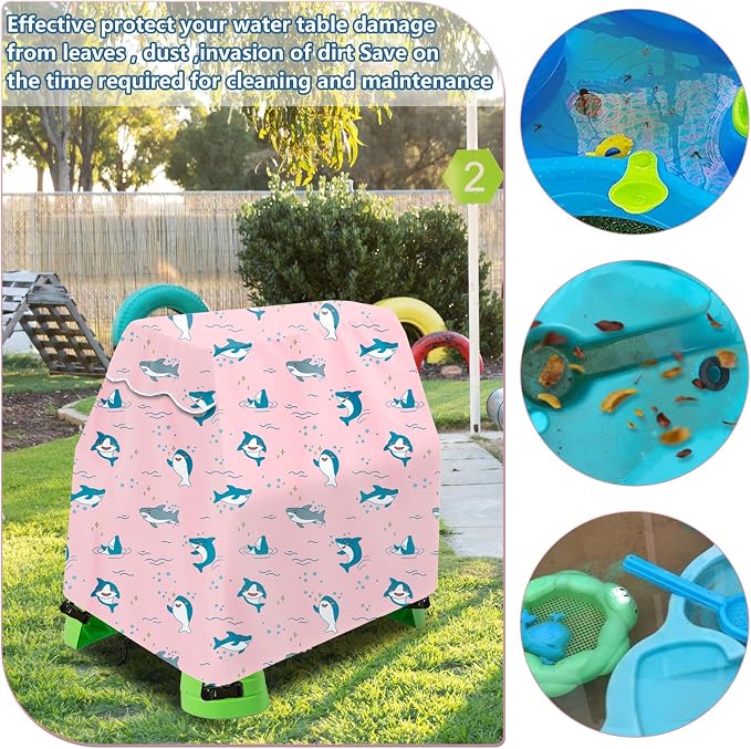 okcool Kids Water Table Cover Fit Water Table,Outdoor Water Table Toys Cover, A Wide Selection of Cute Colors and Patterns