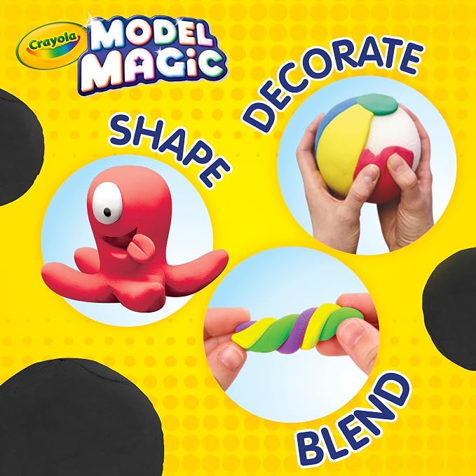 Crayola Model Magic, Modeling Clay Alternative, Craft, 4 Ounce, 57-4451