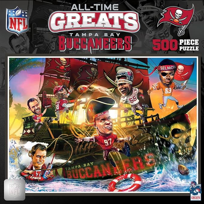 MasterPieces Jigsaw Puzzle - NFL Tampa Bay Buccaneers 500 Piece - 15x21