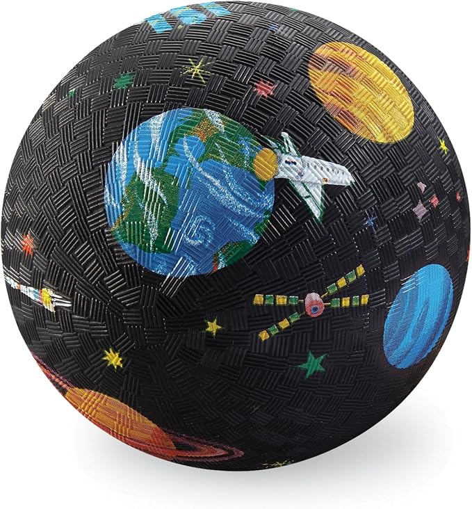 Crocodile Creek Playground Ball - Durable Rubber Ball for Kids Ages 3 and Up - Bouncy Inflatable Ball for Kickball, Indoor Games, and Outdoor Sports - PVC-Free