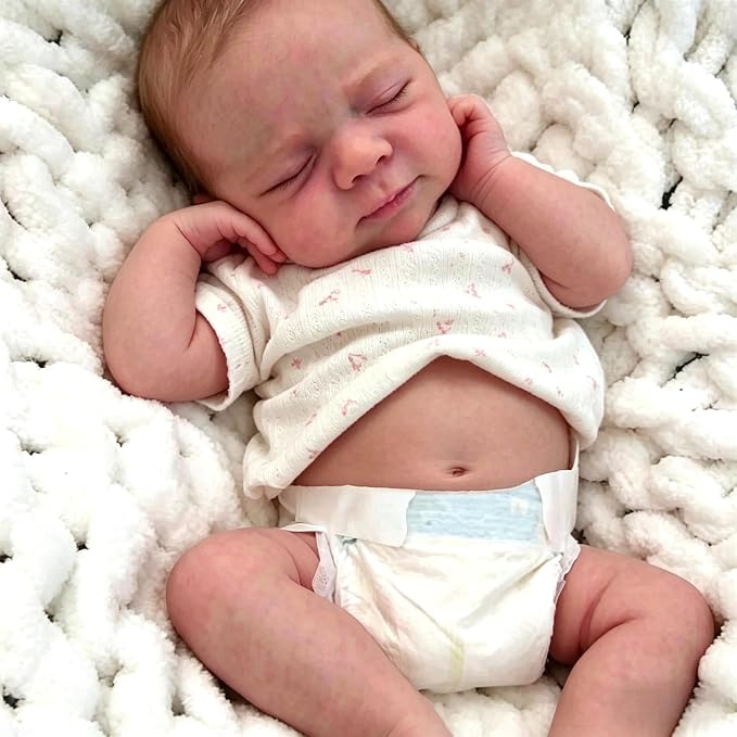 Anano Reborn Baby Dolls Vinyl Full Body Boy 18 Inch Realistic Baby Doll Newborn Real Lifelike Babys Doll Full Body Real Life Babys Dolls New Born Reborn Babies Washable