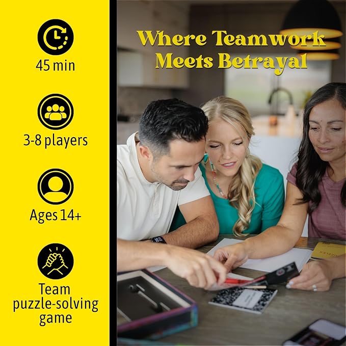 Mystery Escape Room Games for Adults – Detective Puzzle & Mystery Adventure Series (Sneaky Sabotage)