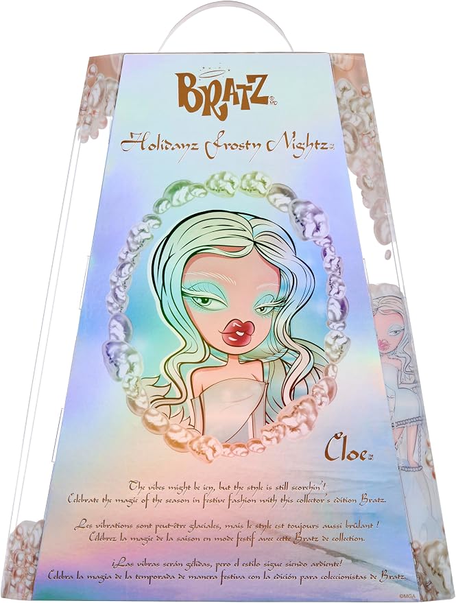 Bratz 2025 Holidayz Frosty Nightz Cloe Collector Doll with Premium Fashions and Accessories | Premium Fashions, Accessories