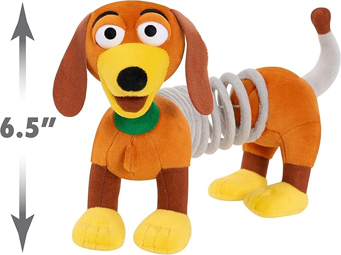 Disney and Pixar Toy Story 16,5 cm Slinky Dog Plush Stuffed Animal, Kids Toys for Ages 18 Month by Just Play