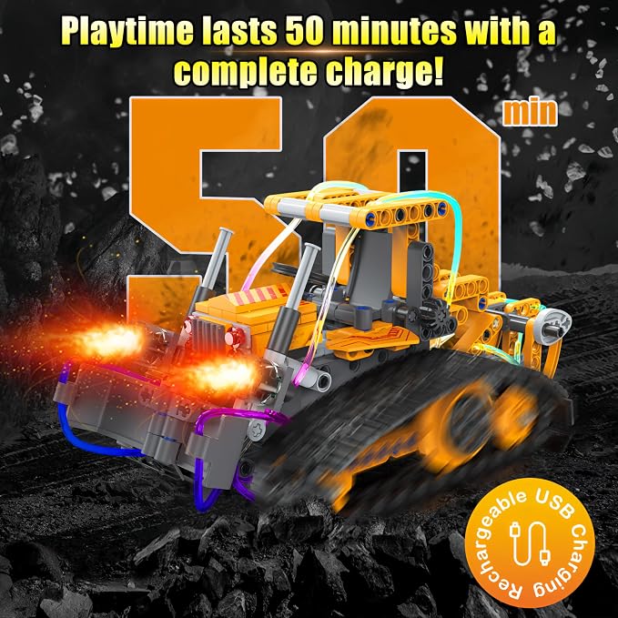 Yerloa 673PCS Robot Toys 5 in 1 Robotics Building Set for Kids Age 8-12, App & Remote Control STEM Toys with LED Lights, Science Kit Birthday Gift for Boys Girls 6 7 8 9 10 11 12 13 14 Year Old
