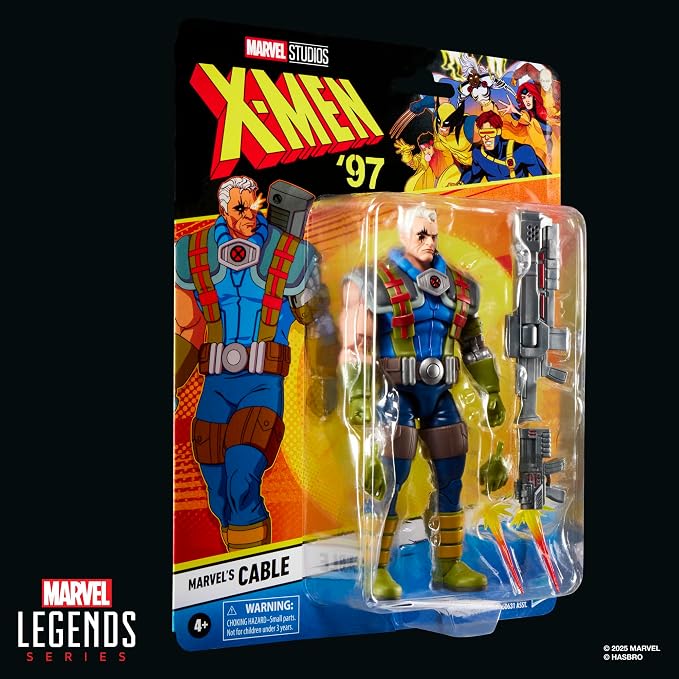 Marvel Legends Series Marvel's Cable, X-Men '97 Collectible 6-Inch Action Figure Toy