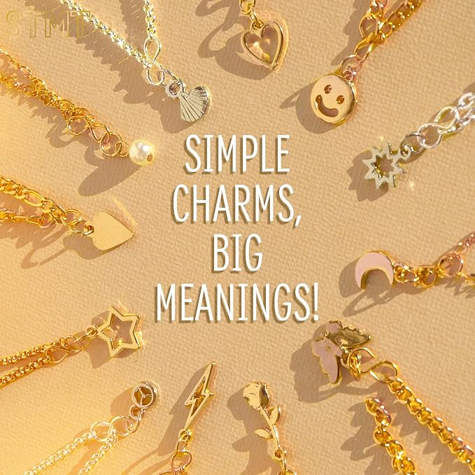 STMT DIY Infinity Jewelry Kit, Make 10 Forever Bracelets, Permanent Bracelet Chains, No Welding Needed, Custom-Fit, Unisex, Multi, Life-Size, Not Foldable, Ages 8+