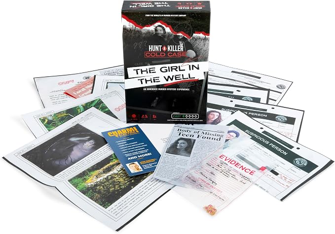 Hunt A Killer: Cold Case: Girl in The Well, an Immersive True Crime Experience, for Fans of Criminal Minds and Forensic Files, Includes 45-90 Minutes of Explicit Content, for Ages 14 and Up