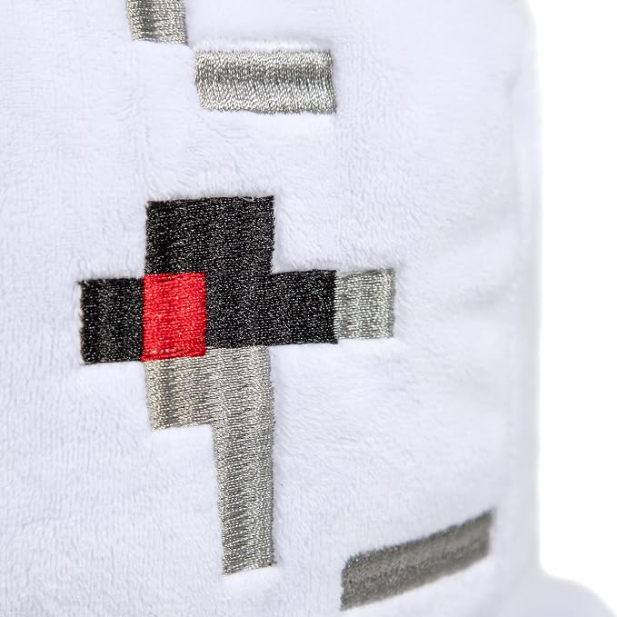 Minecraft Ghast Plush Stuffed Pillow Buddy - Super Soft Polyester Microfiber, 15 inches (Official Minecraft Product)
