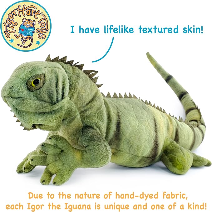 TigerHart Igor The Iguana - 26 Inch Long Stuffed Animal Plush Lizard
