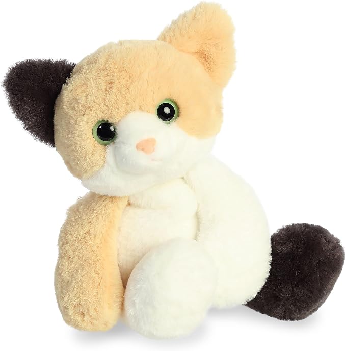 Aurora® Adorable Flopsie™ Callie Cat™ Stuffed Animal - Used to Create Imaginative Play Adventures - Perfect for Birthdays, Kids and Adults, All Ages - White 13 Inches