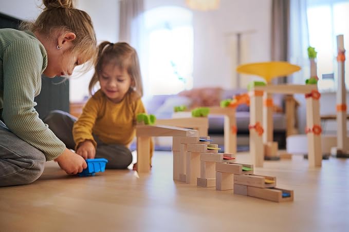 HABA Melodious Building Bricks - Wooden Marble Run Accessory