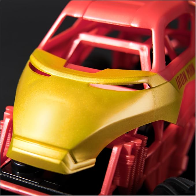Monster Jam, Marvel Iron Man RC Monster Truck, 1:24 Scale, Kids Toys for Boys and Girls Ages 4 and up