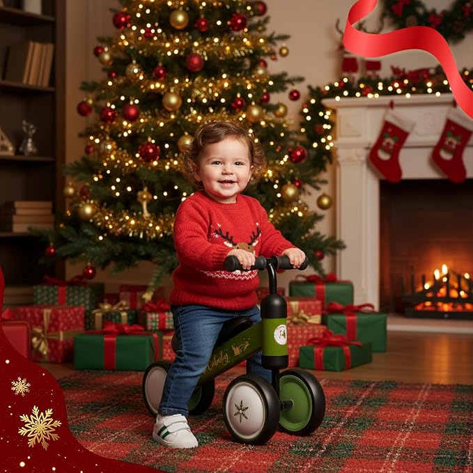Baby Balance Bike for 1-3 Year – First Birthday Boy Girl Gifts 12-36 Month Mini Bike|Colorful Lighting Wheels|Ride on Toys |Toddler Balance Bike 1-3 Indoor/Outdoor Bike