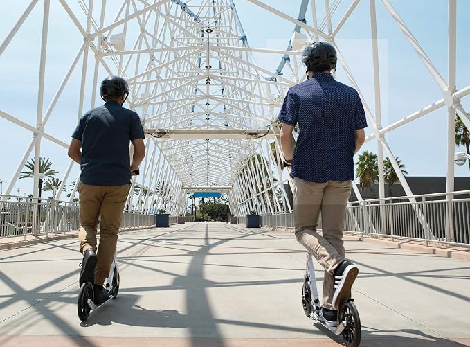 Razor A6 Kick Scooter for Kids Ages 8+ - Extra-Tall Handlebars & Longer Deck, 10" Urethane Wheels, Aluminum Frame, Anti-Rattle Technology, for Riders Up to 220 lbs