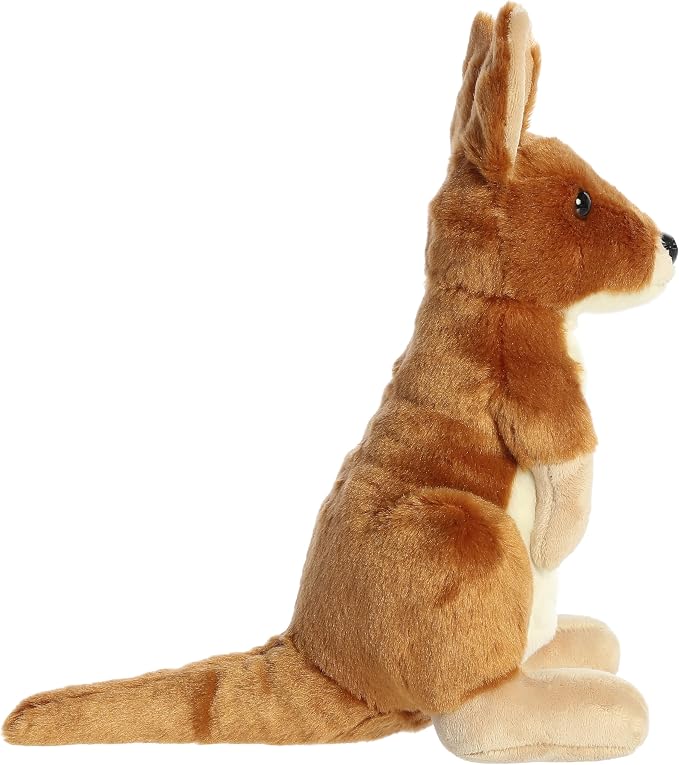 Aurora® Adorable Flopsie™ Kangaroo Stuffed Animal - Used to Create Imaginative Play Adventures - Perfect for Birthdays, Kids and Adults, All Ages - Brown 12 Inches