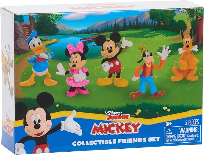 Mickey Mouse Collectible Figure Set, 5 Pack, Kids Toys for Ages 3 Up by Just Play